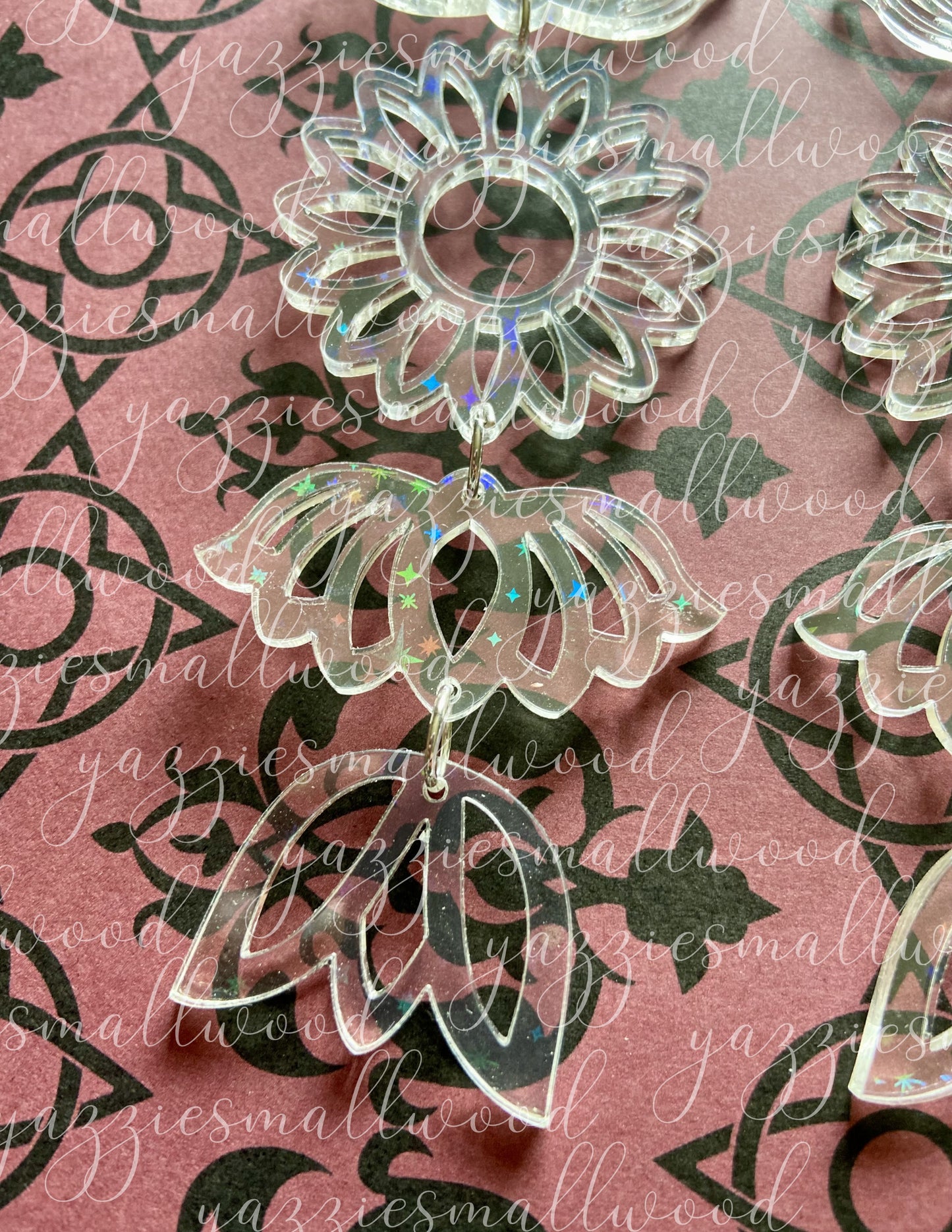 Tulip Lotus Sunflower XL earrings