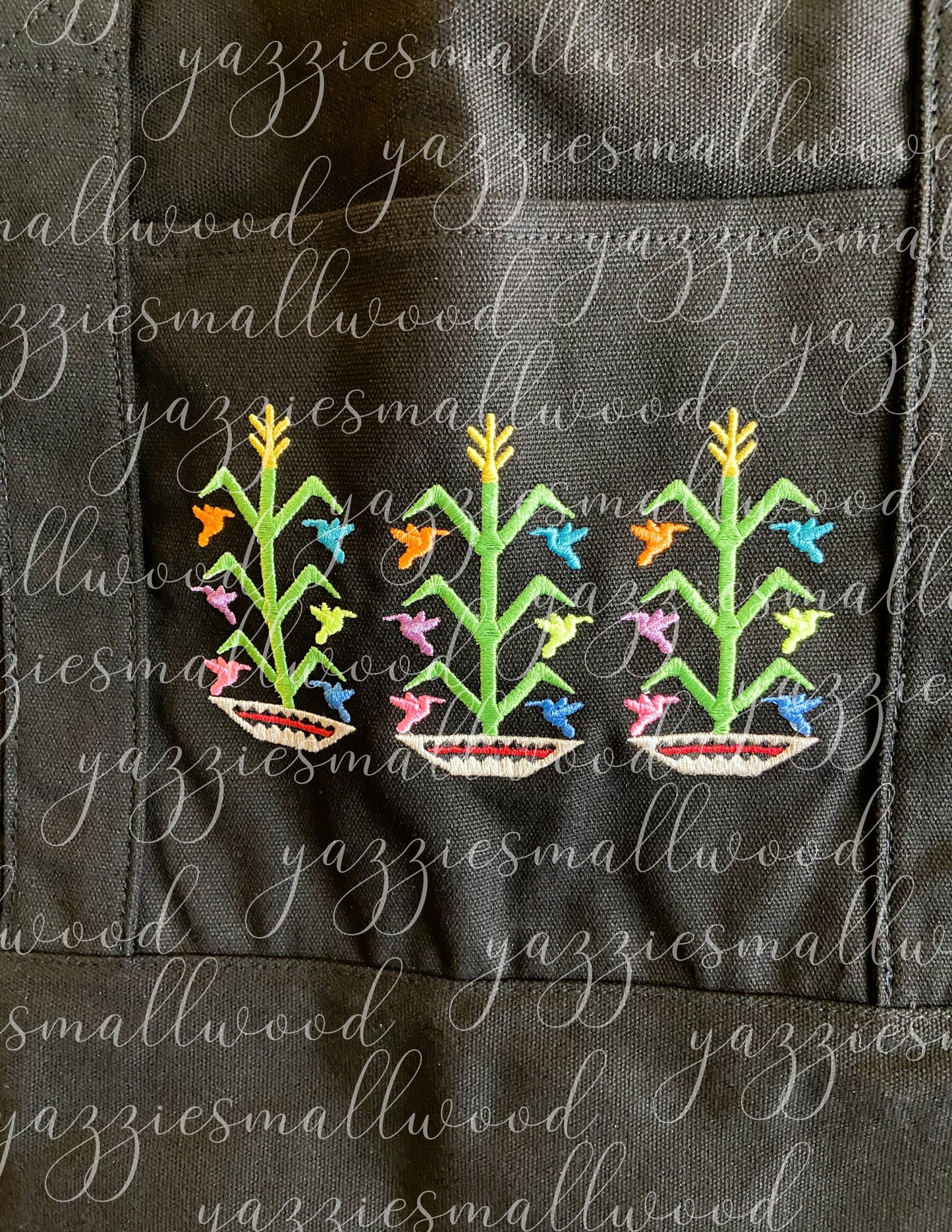 Navajo Tree of Life zippered tote