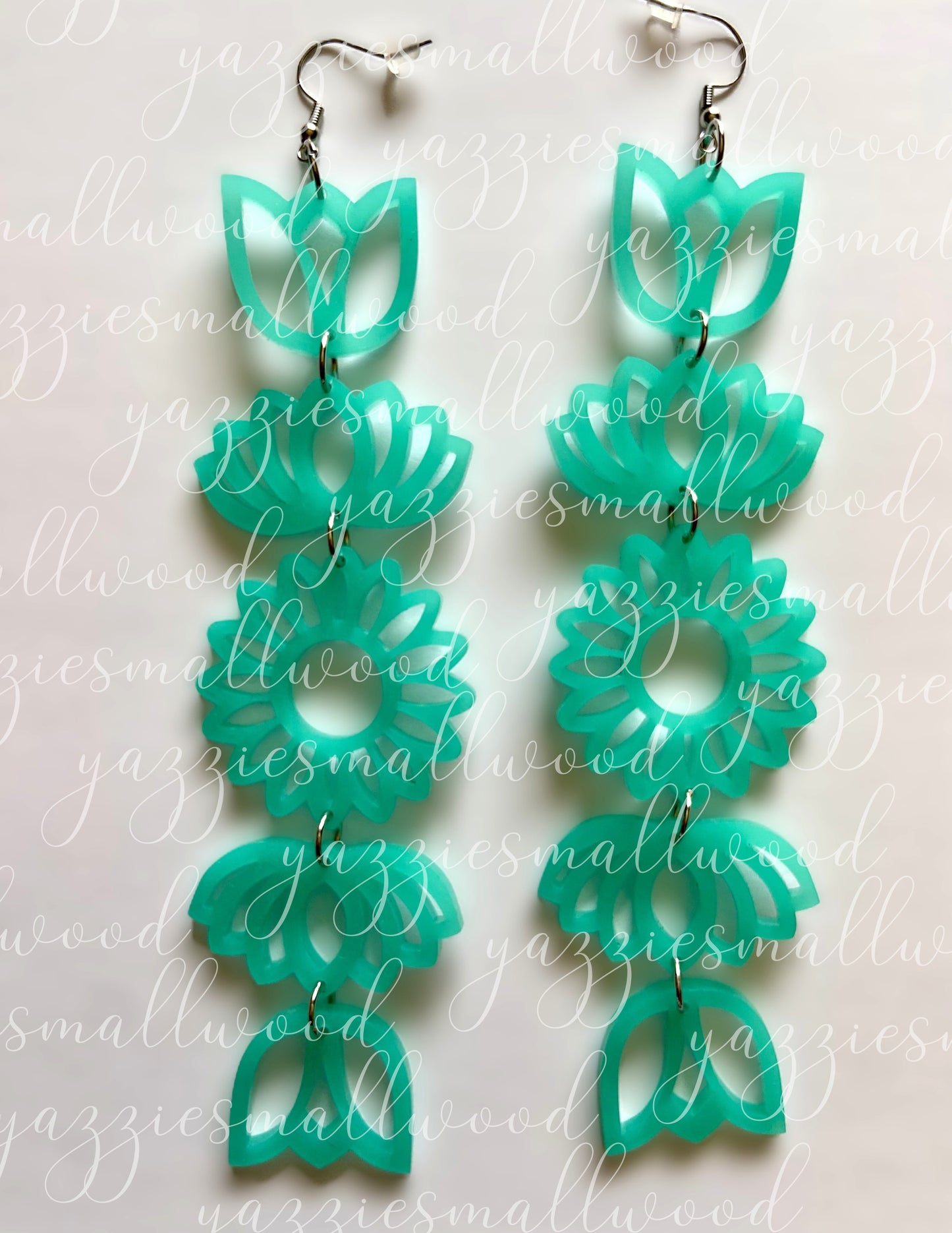 Tulip Lotus Sunflower XL earrings
