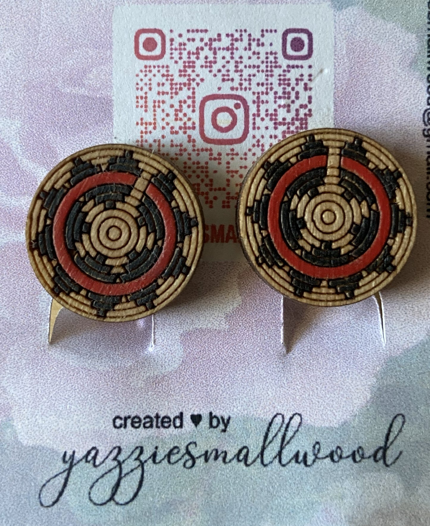 Navajo ceremonial basket wood stud