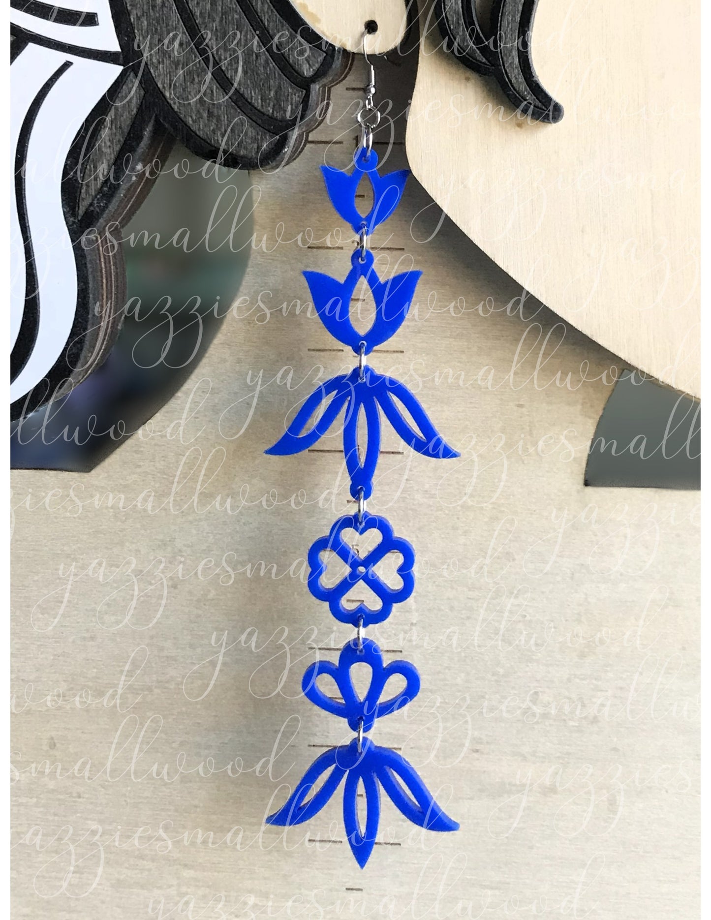 Whimsical Florals XL earrings