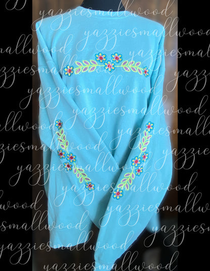 Floral Daisy Sweater