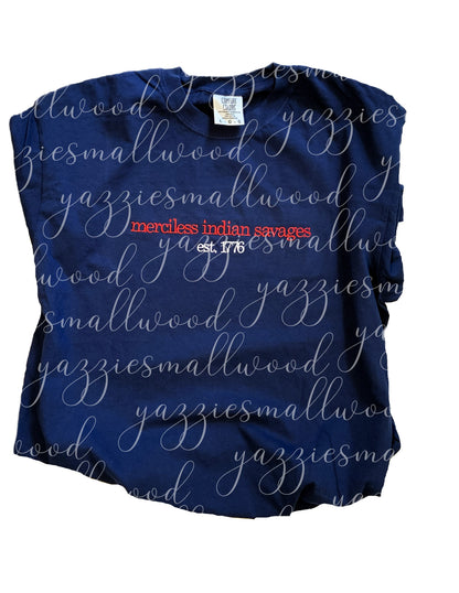 Merciless Indian Savages Est. 1776 Fourth of July Tee