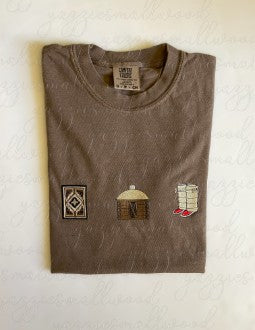 Navajo Culture Embroidered Comfort Colors 1717 Espresso