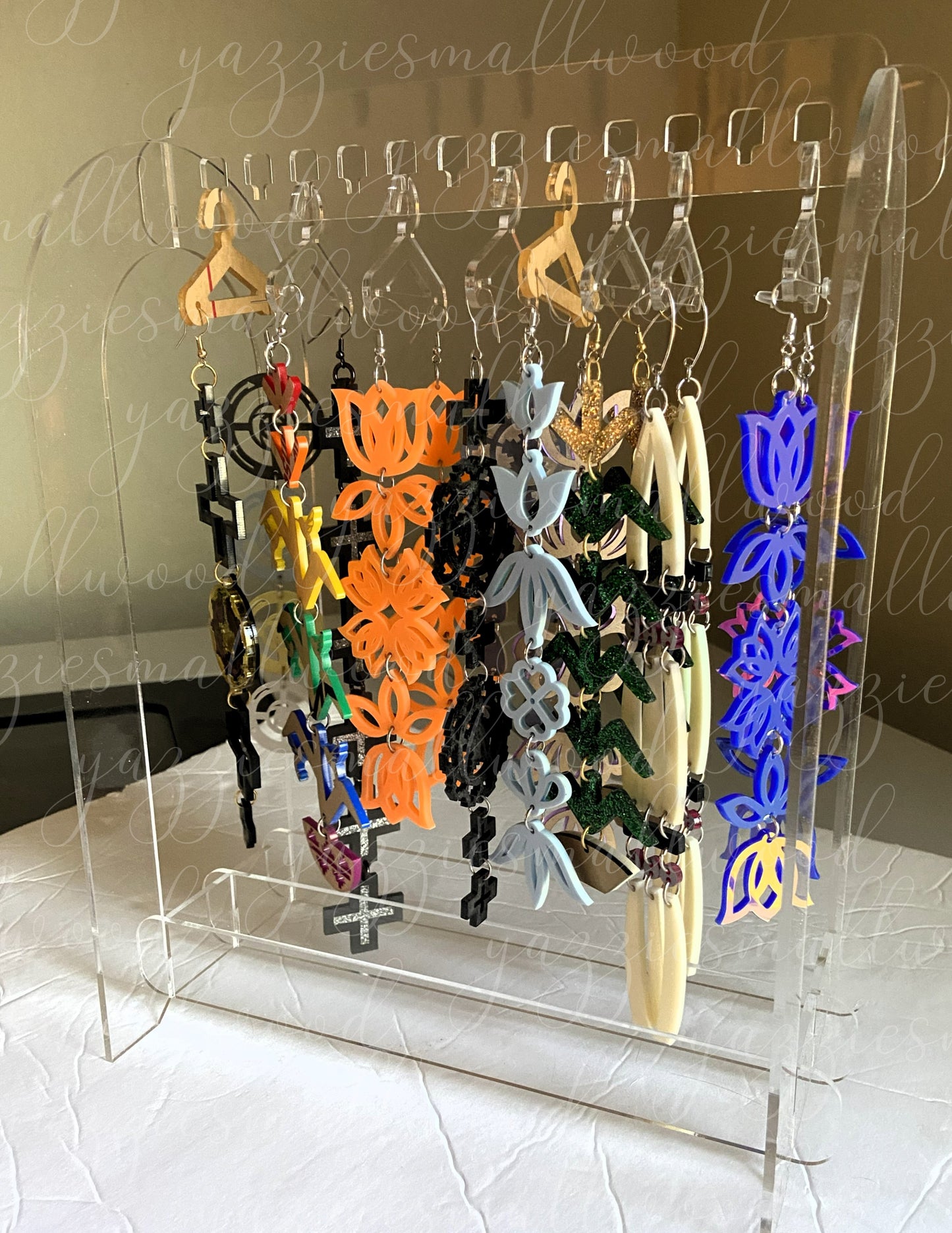 Extra Tall Acrylic Earring Stand – Arch Design Jewelry Organizer