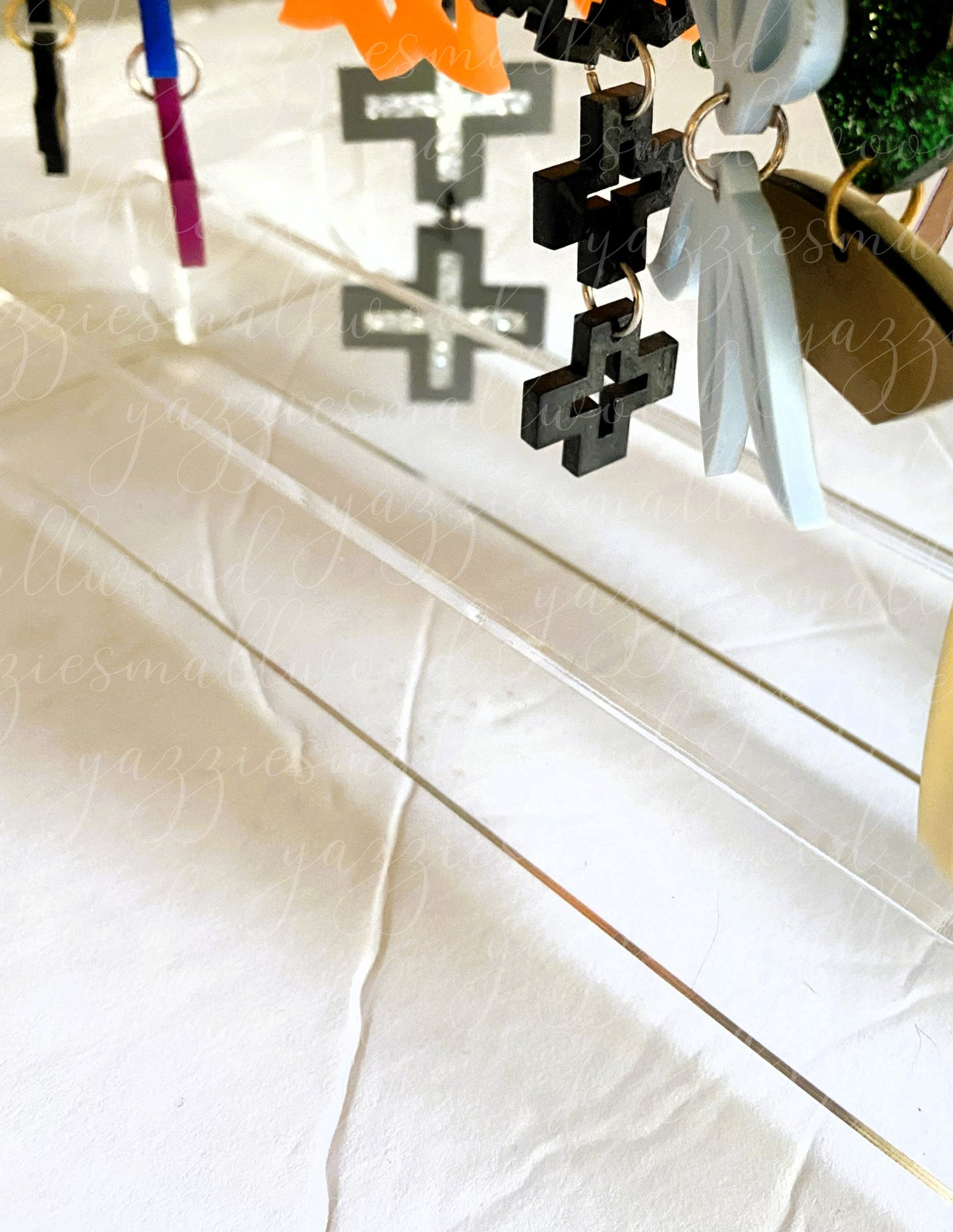 Extra Tall Acrylic Earring Stand – Arch Design Jewelry Organizer