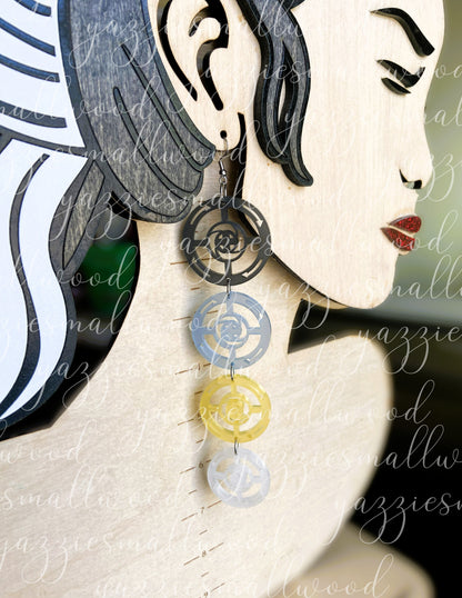 The Navajo Creation Story XL earrings