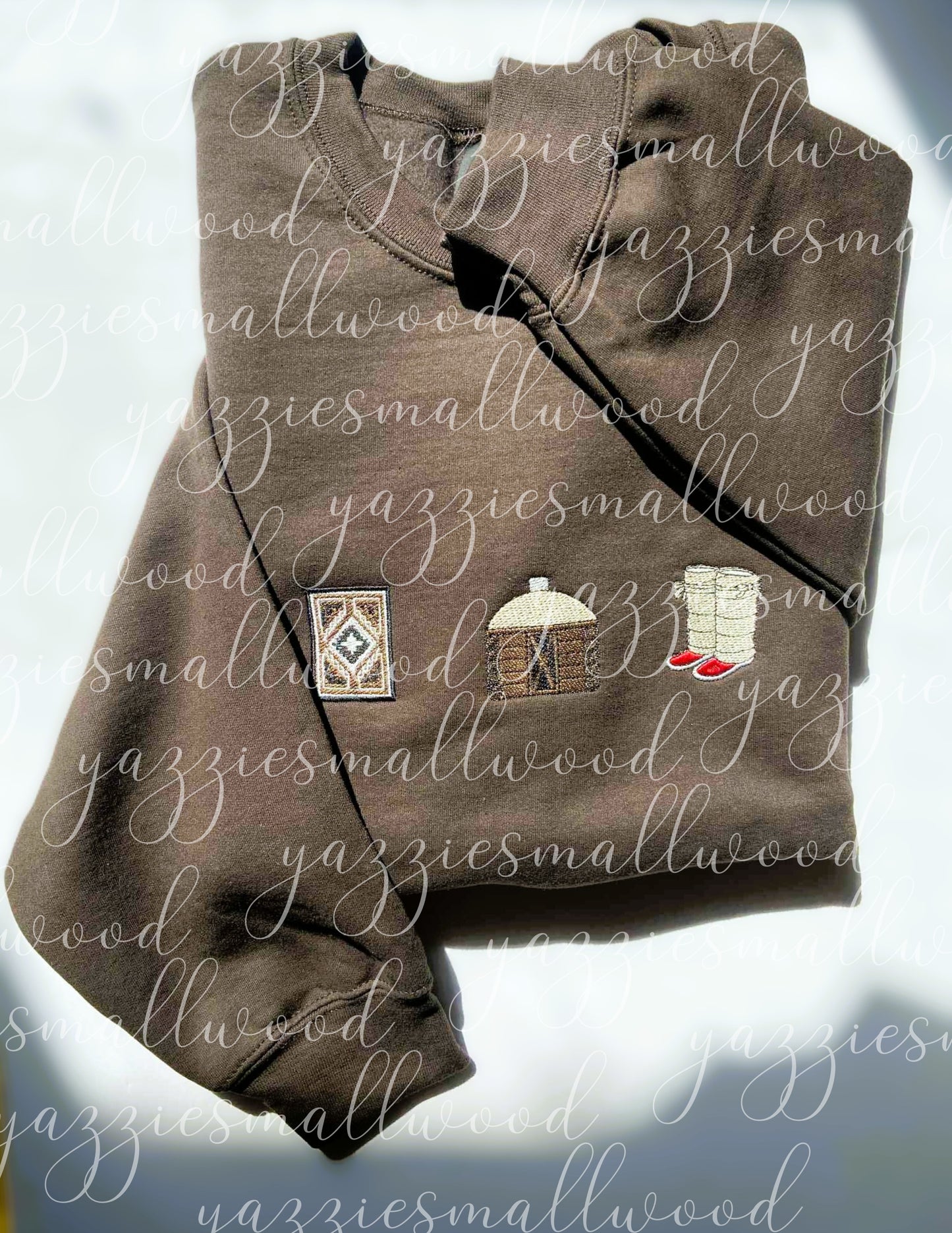 Navajo Culture Embroidered Crewneck