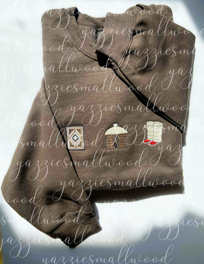 Navajo Culture Embroidered Crewneck