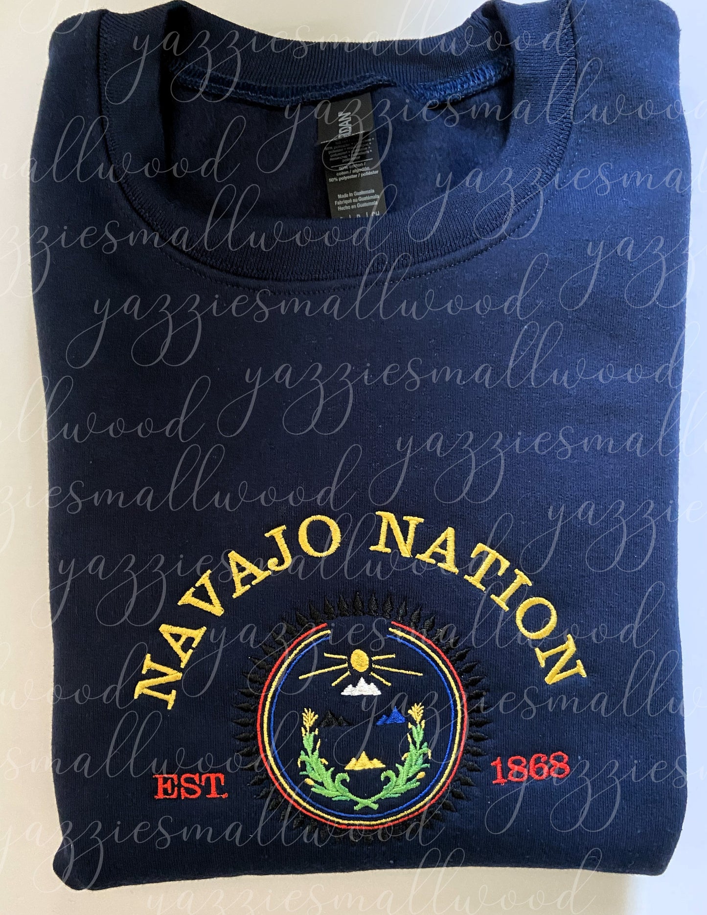 Navajo Nation Embroidered crewneck sweatshirt